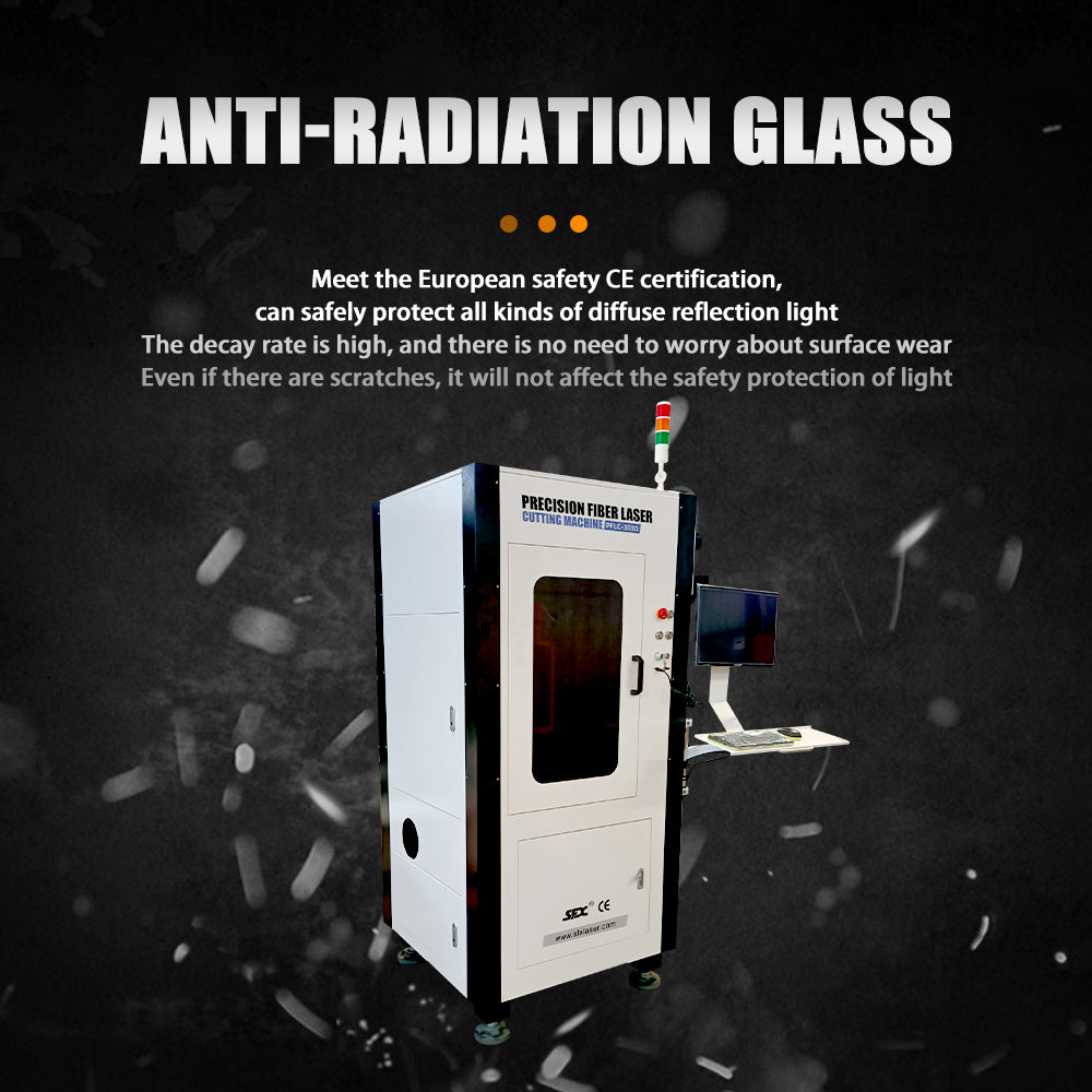 SFX High Precision Metal Laser Cutting Machine 300*300mm Gold Silver Fiber Laser Cutting Machine