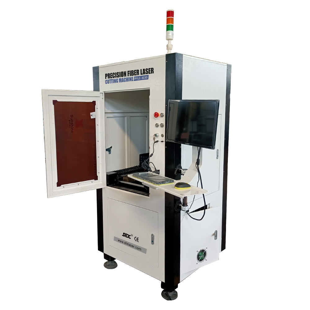 SFX High Precision Metal Laser Cutting Machine 300*300mm Gold Silver Fiber Laser Cutting Machine