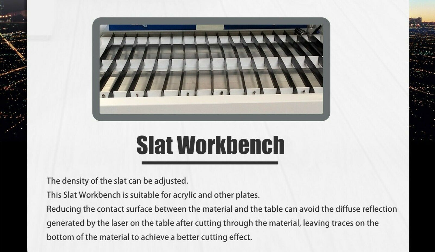 US Stock 51"x35" Reci 130W CO2 Laser Cutter Electric Lifting Worktable Auto-focus
