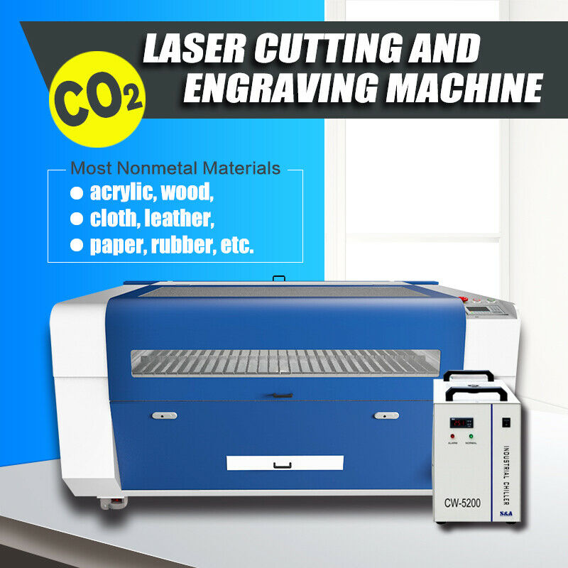 US Stock 180W RECI 51"x35" CO2 Laser Engraving Cutter Machine RUIDA Panel