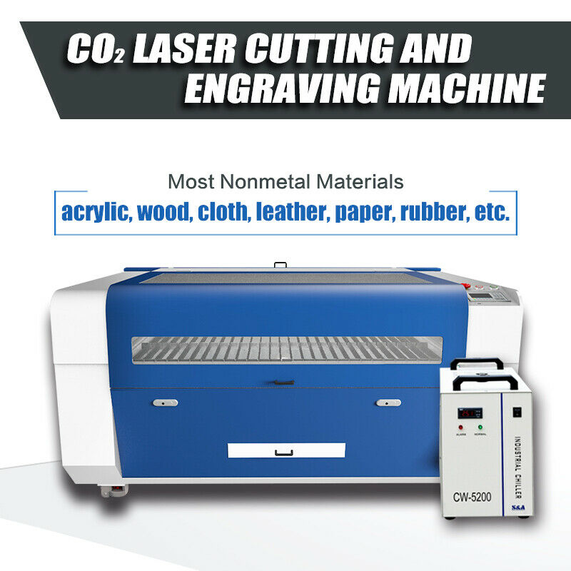 US Stock 180W RECI 51"x35" CO2 Laser Engraving Cutter Machine RUIDA Panel