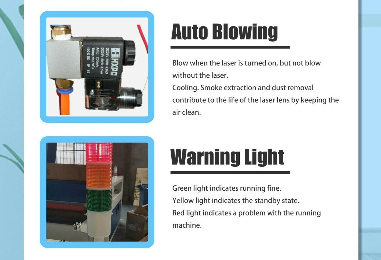 US Stock 180W RECI 51"x35" CO2 Laser Engraving Cutter Machine RUIDA Panel