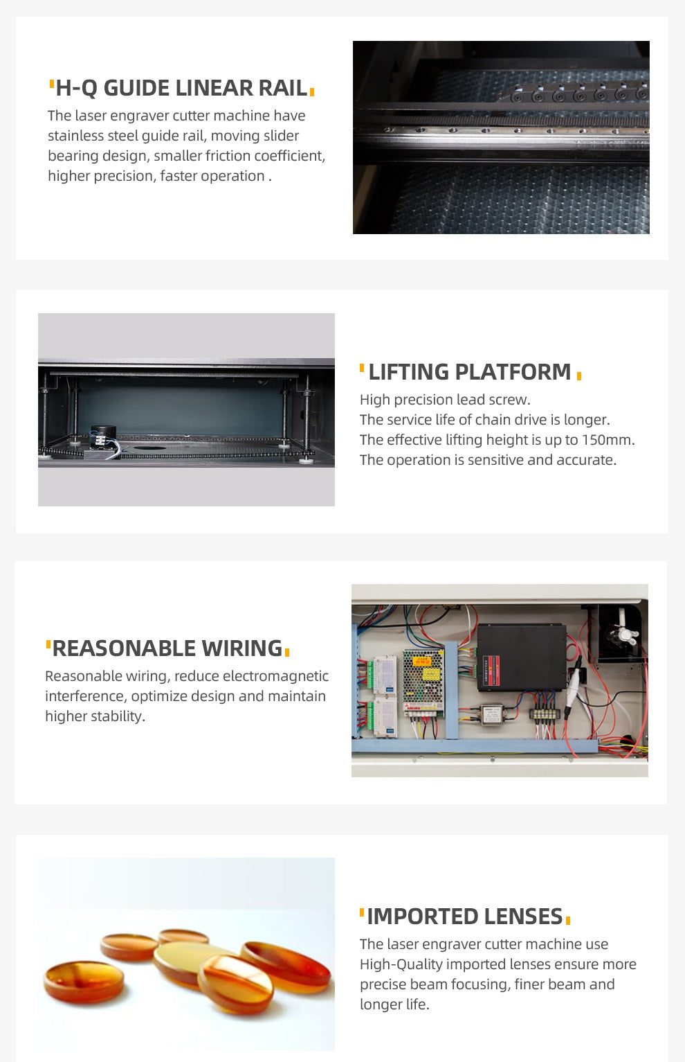 RUIDA 50W/60W/80W/100W CO2 Laser Cutter Engraver Machine with 16''*24'' Motorized Platform