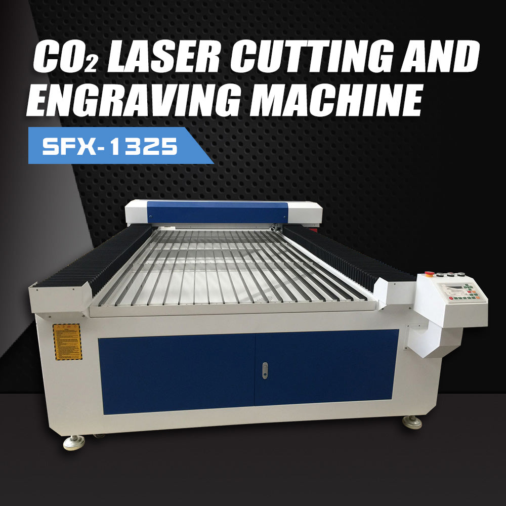 130W/150W/180W/220W/300W CO2 Laser Cutter Laser Engraver with 1300×2500mm Workbench
