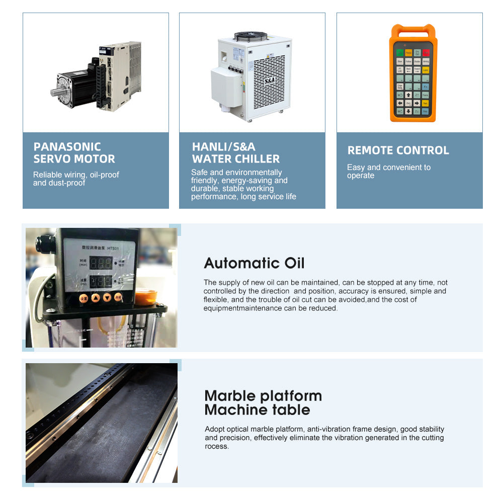 RAYCUS Precision Fiber Laser Cutting Machine Metal Laser Cutter 600*800mm