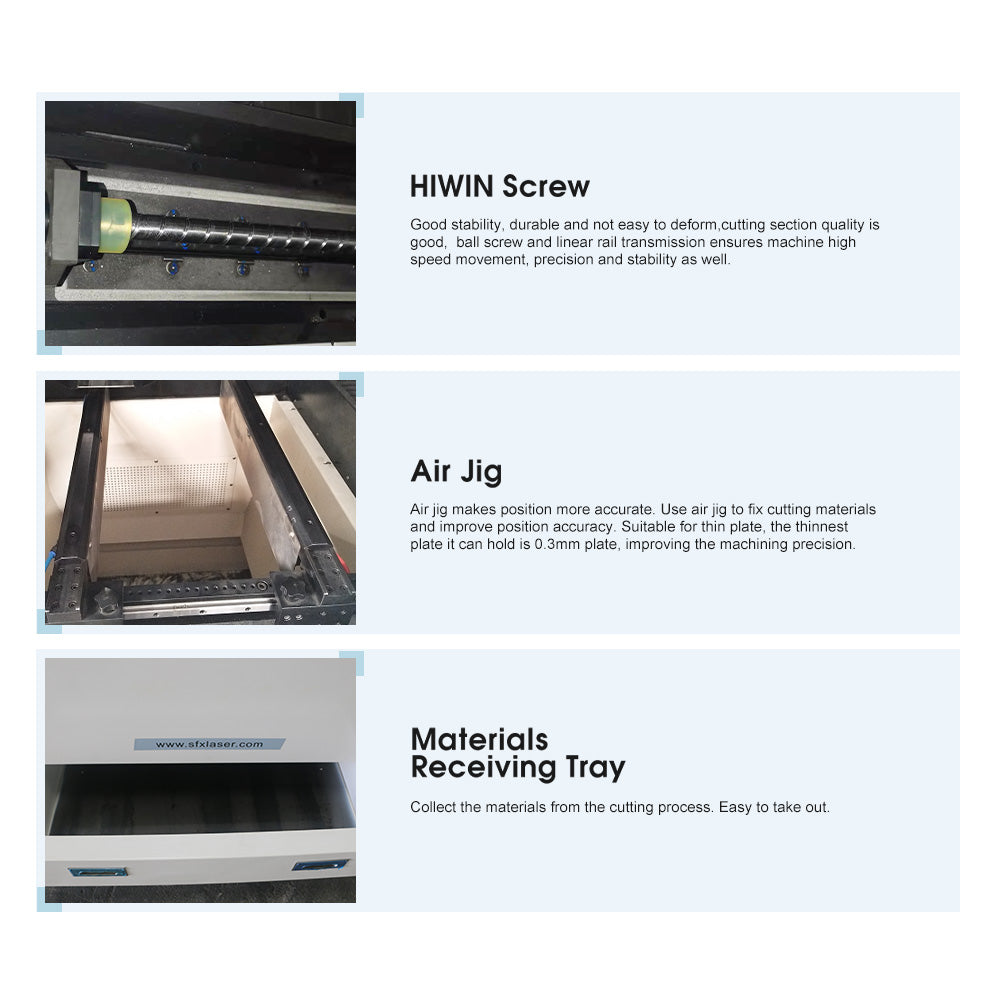 RAYCUS Precision Fiber Laser Cutting Machine Metal Laser Cutter 600*800mm