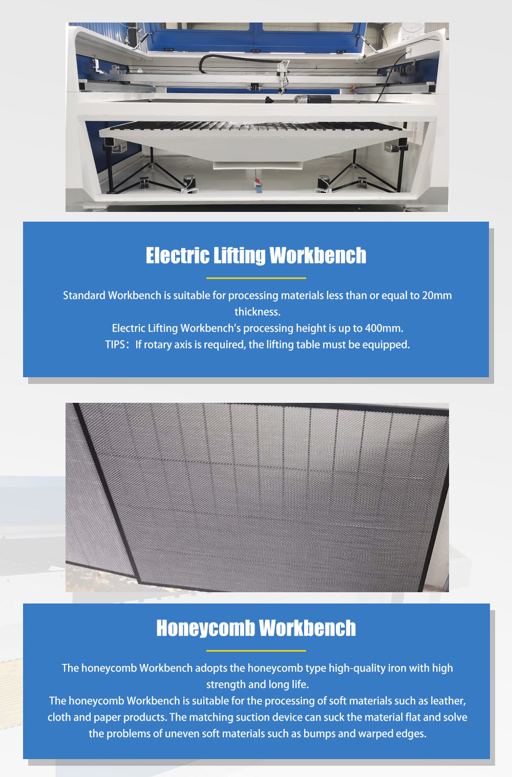 130W/150W/180W/220W/300W CO2 Laser Cutter Laser Engraver with 1300×2500mm Workbench