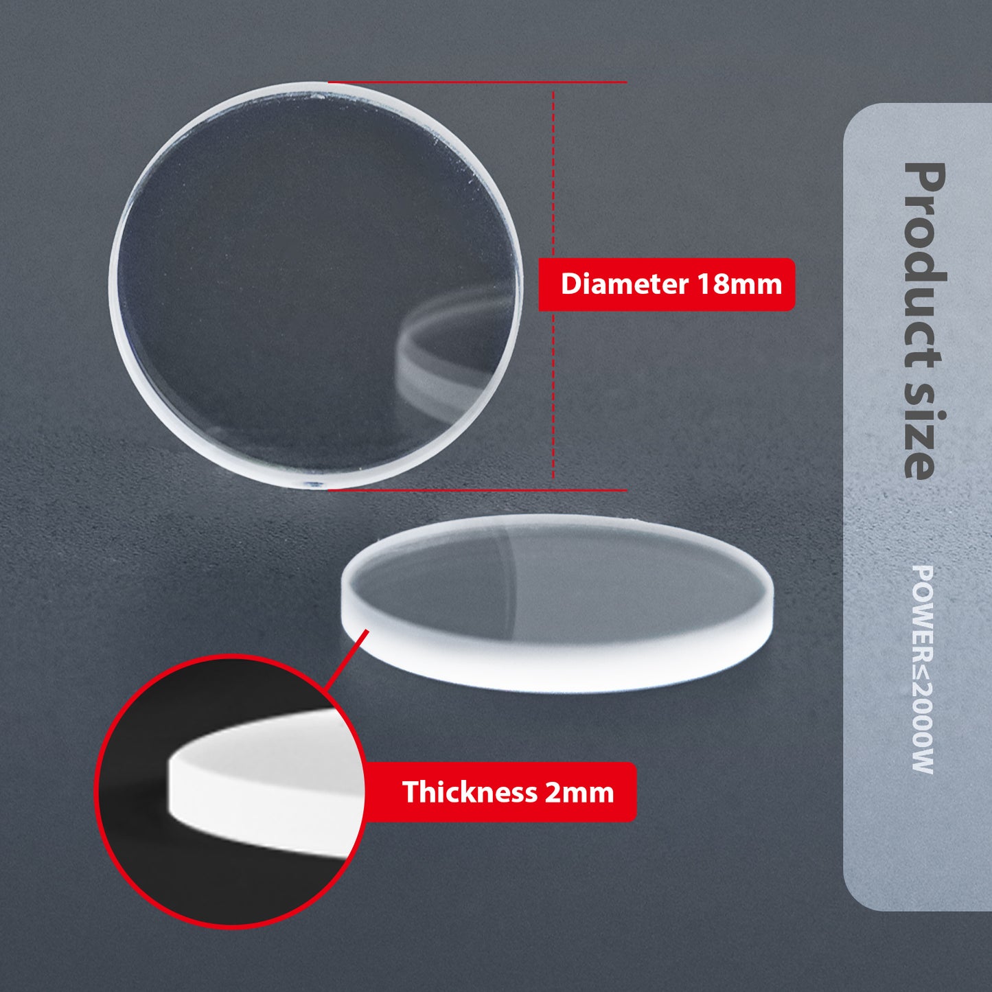 Protective Lens 5 pcs for Handheld Fiber Laser Welding Machine Fiber Laser Welder