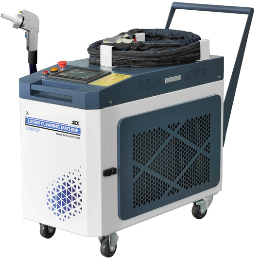 MAX 1KW/1.5KW/2KW/3KW Laser Cleaning Machine Metal Rust Oxide Painting Oil Removal 220V Single Phase