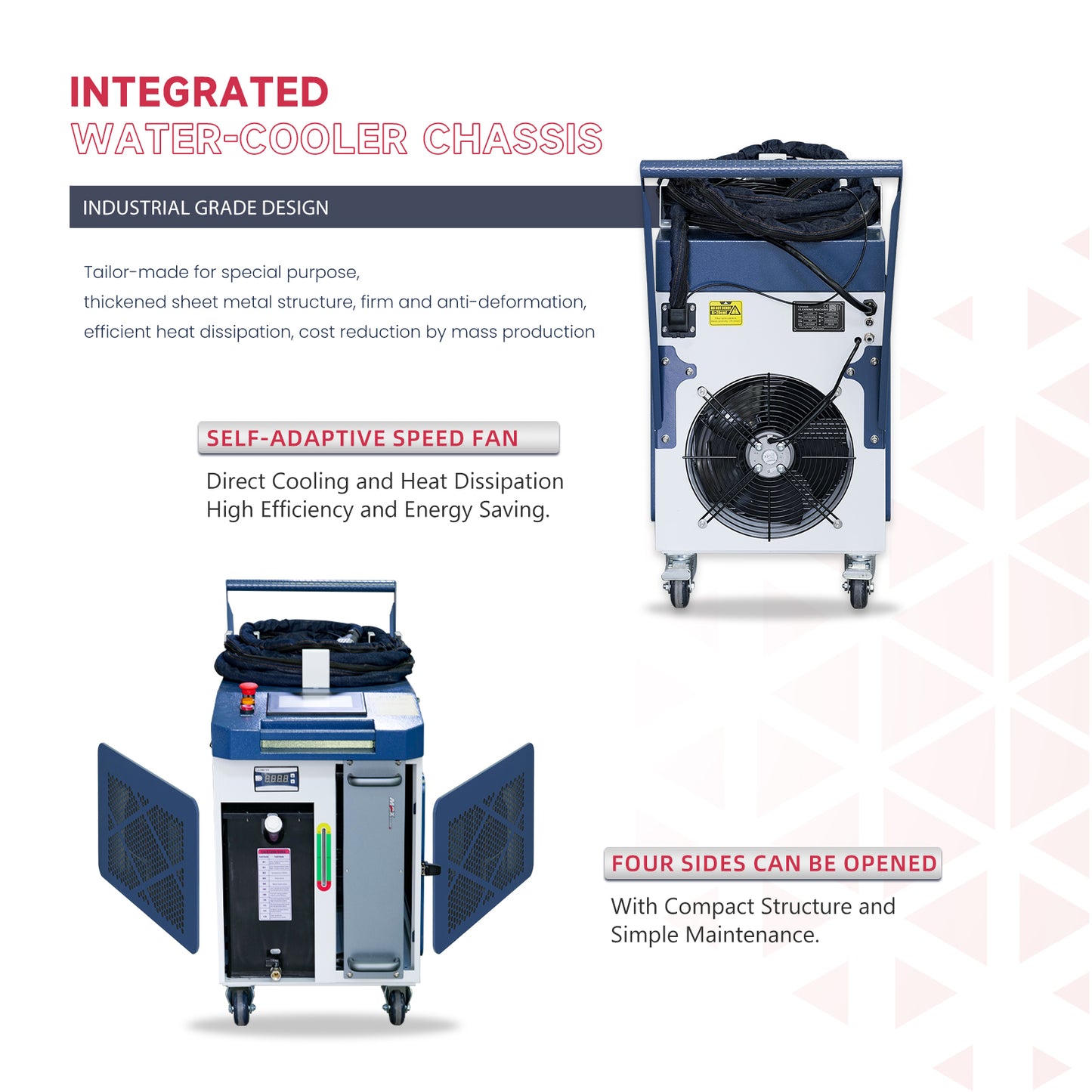 US Stock SFX 2000W Handheld Fiber Laser Welding Cleaning 2 in 1 Machine Laser Welder