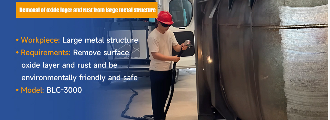 Removal of oxide layer and rust from Large Metalstructure