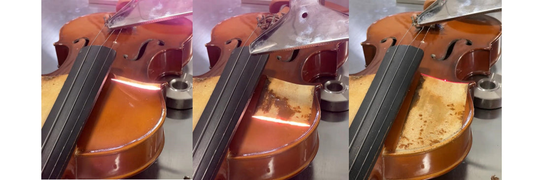 Musical Instrument Refurbishment|The Revolutionary Use of Platform Laser Cleaners in Refurbishing Violins