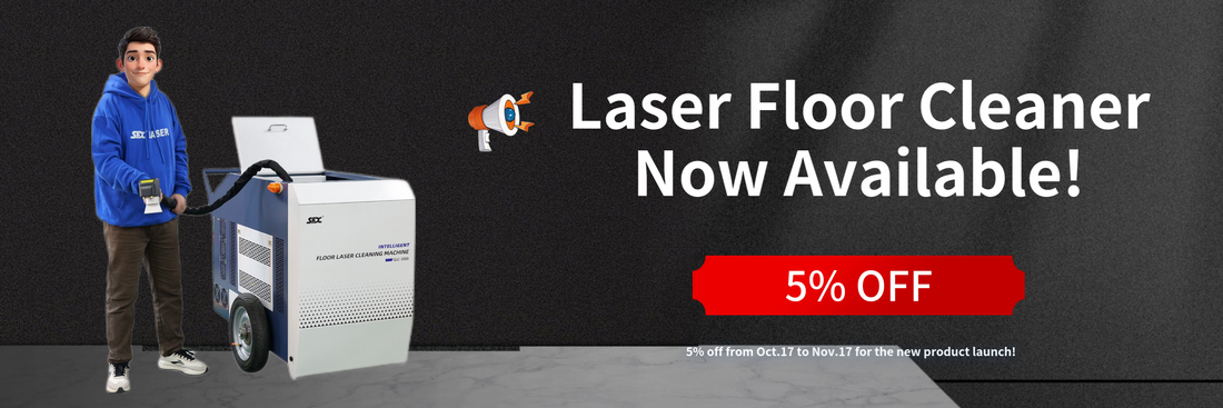 Introducing Our New Floor Laser Cleaning Machine with 5% Launch Discount!