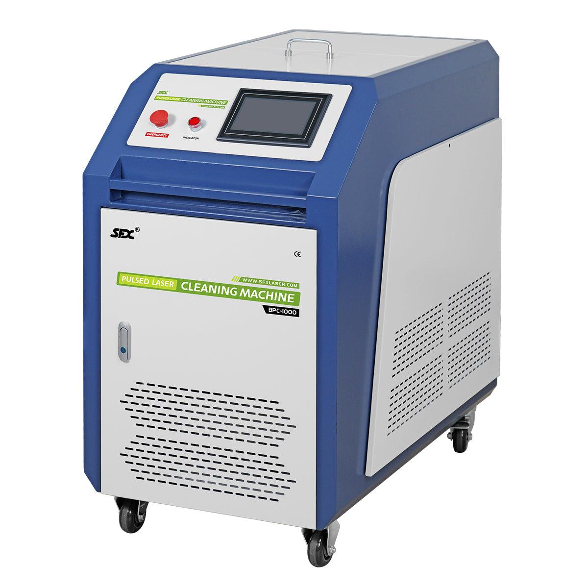 SFX 500W/1000W/2000W Handheld Pulsed Laser Cleaning Machine Water Cooling Metal Rust Oxide Painting Graffiti Oil Remover
