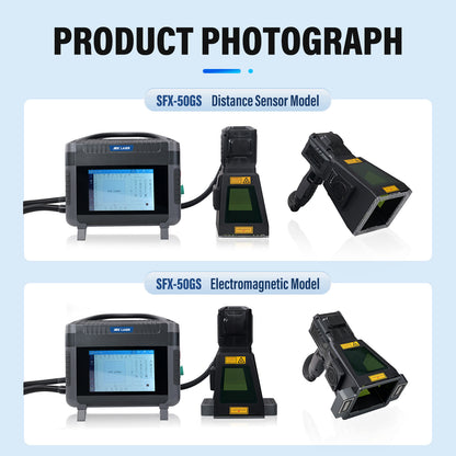 SFX 20W/30W/50W Portable Handheld Laser Marking Machine Metal PRO 100mm Marking Range Laser Engraver Maker Machine