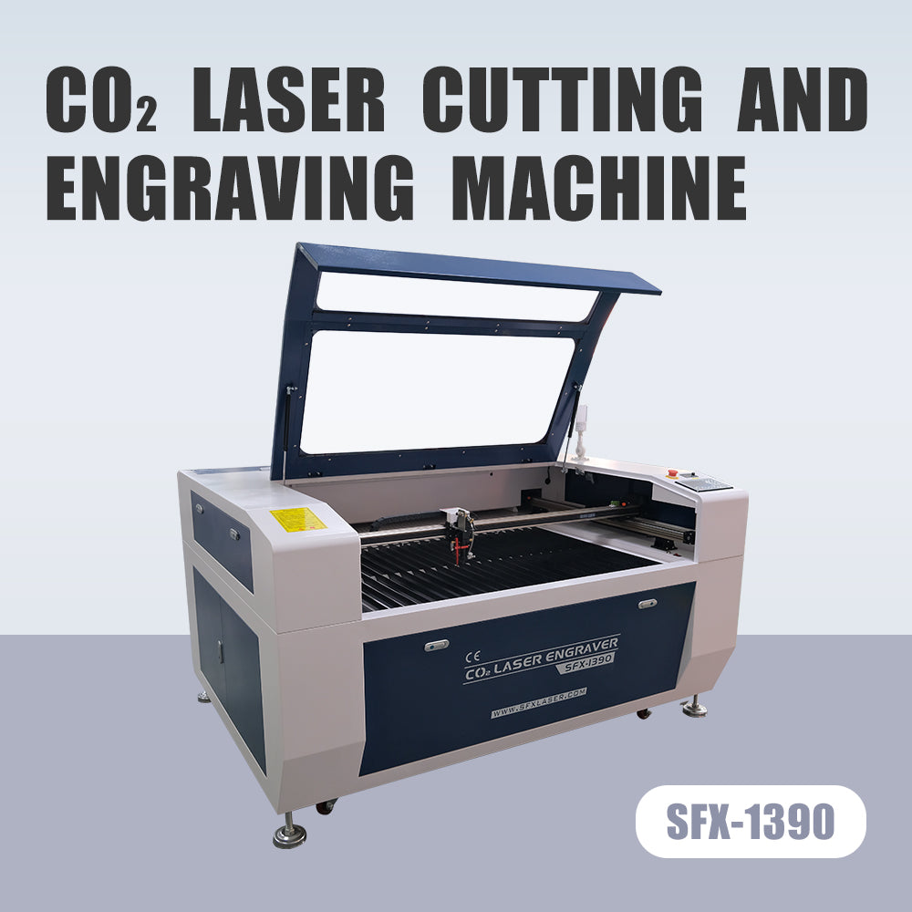 Germany Stock SFX-1390 150W CO2 Laser Cutting Machine & Engraver, 1300×900mm Working Area
