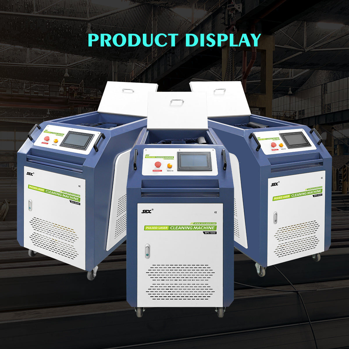 SFX 500W/1000W/2000W Handheld Pulsed Laser Cleaning Machine Water Cooling Metal Rust Oxide Painting Graffiti Oil Remover