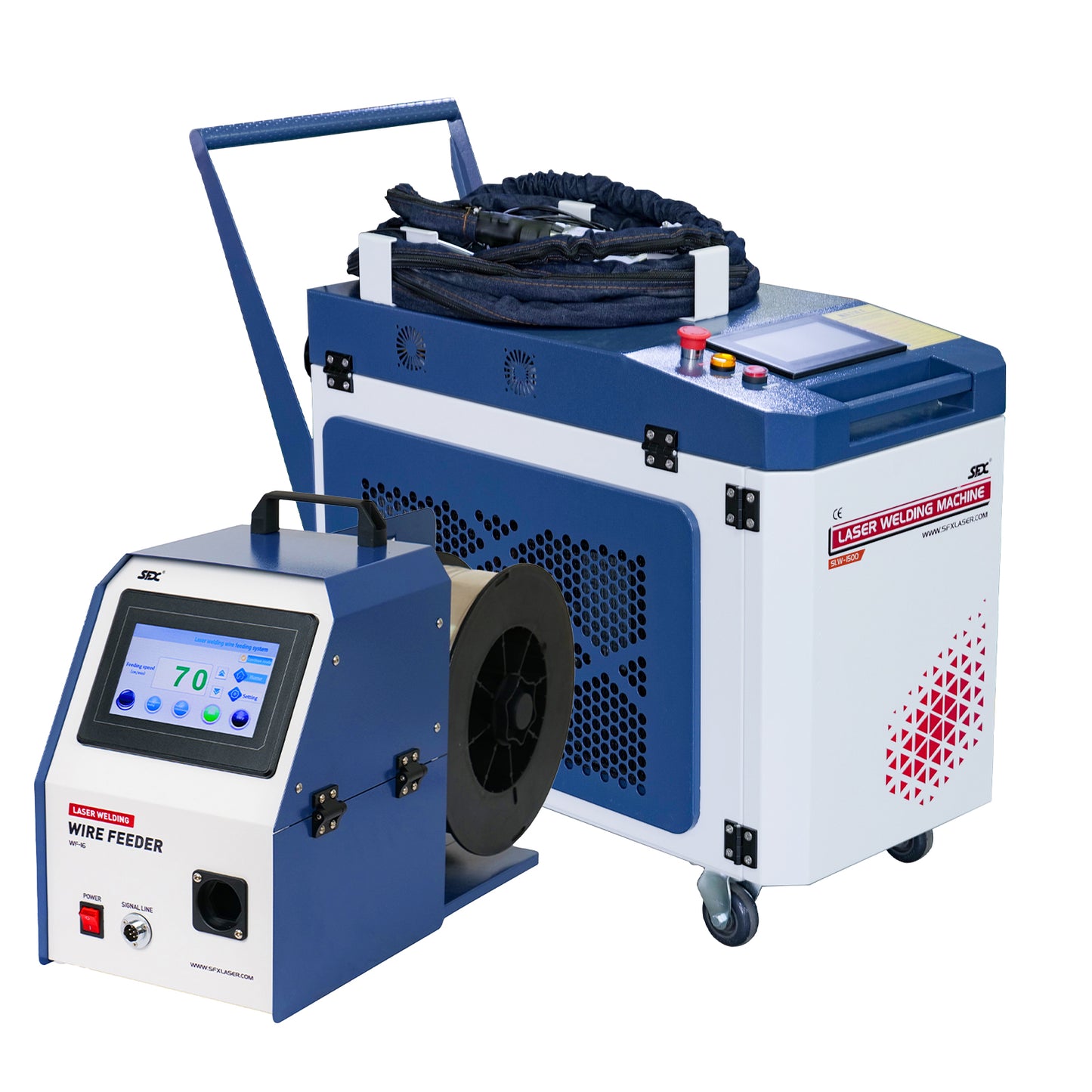 SFX 1500W 2000W 3000W  Handheld Fiber Laser Welding Cleaning 2 in 1 Machine Laser Welder