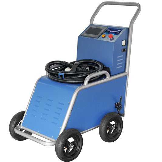 US Stock 300W Off-Road Pulse Laser Cleaning Machine For Outdoor Field Oil Stains Paint Coating Remove