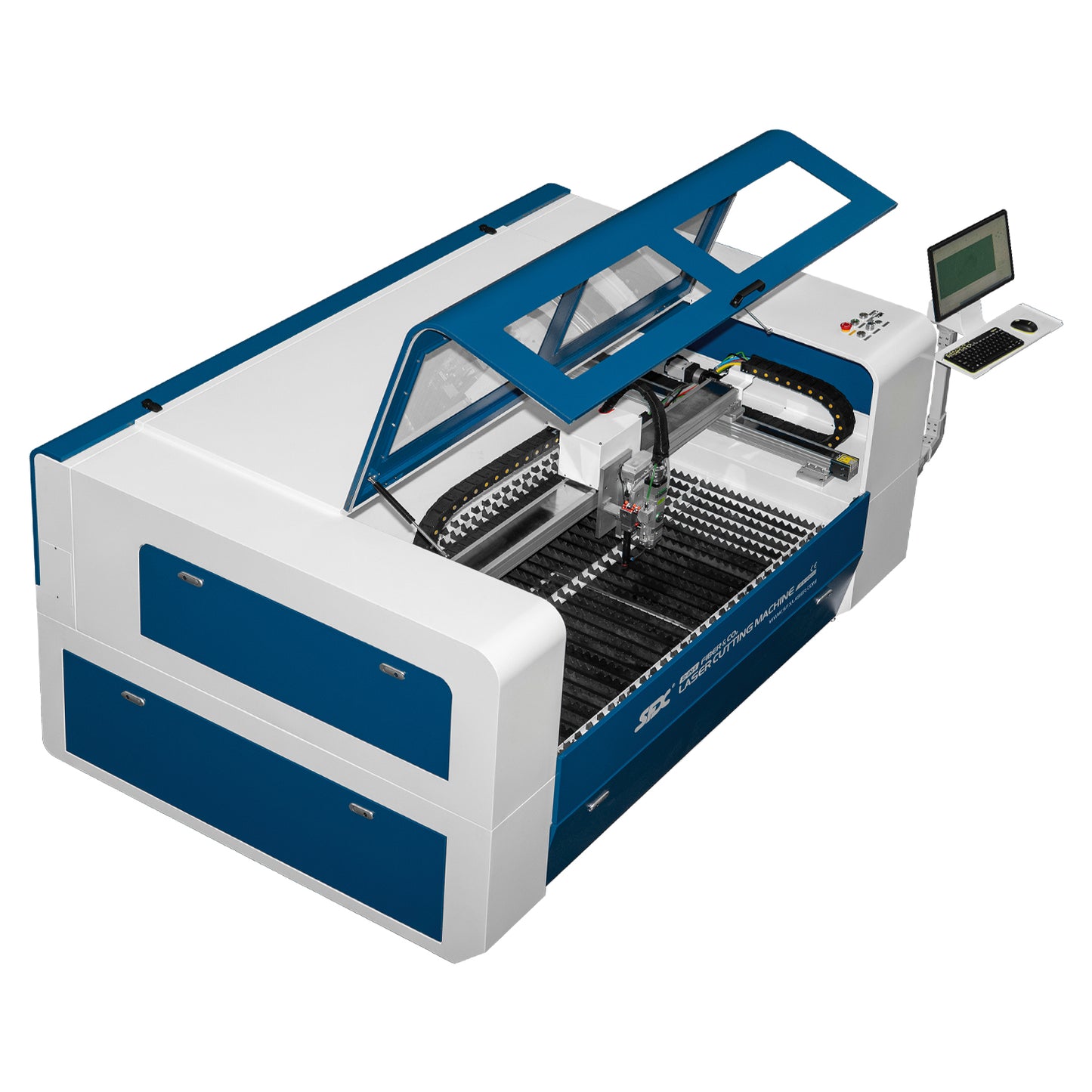 SFX-1390FC Nitrogen Pressure Regulator Fiber Laser Cutting Machine 1300*900mm Workbed 130W/150W/180W