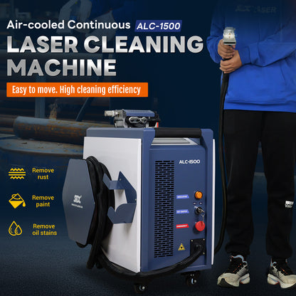 SFX 1500W Air-cooled Continuous Laser Cleaning Machine Rust Paint Oil Stain Removal