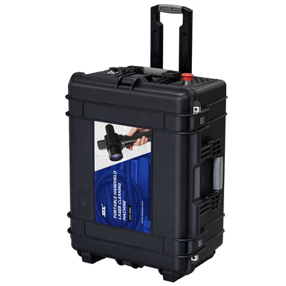 Canada Stock 200W Portable Handheld Pulse Trolley-case Laser Cleaning Metal Rust Oxide Painting Graffiti Oil Remover