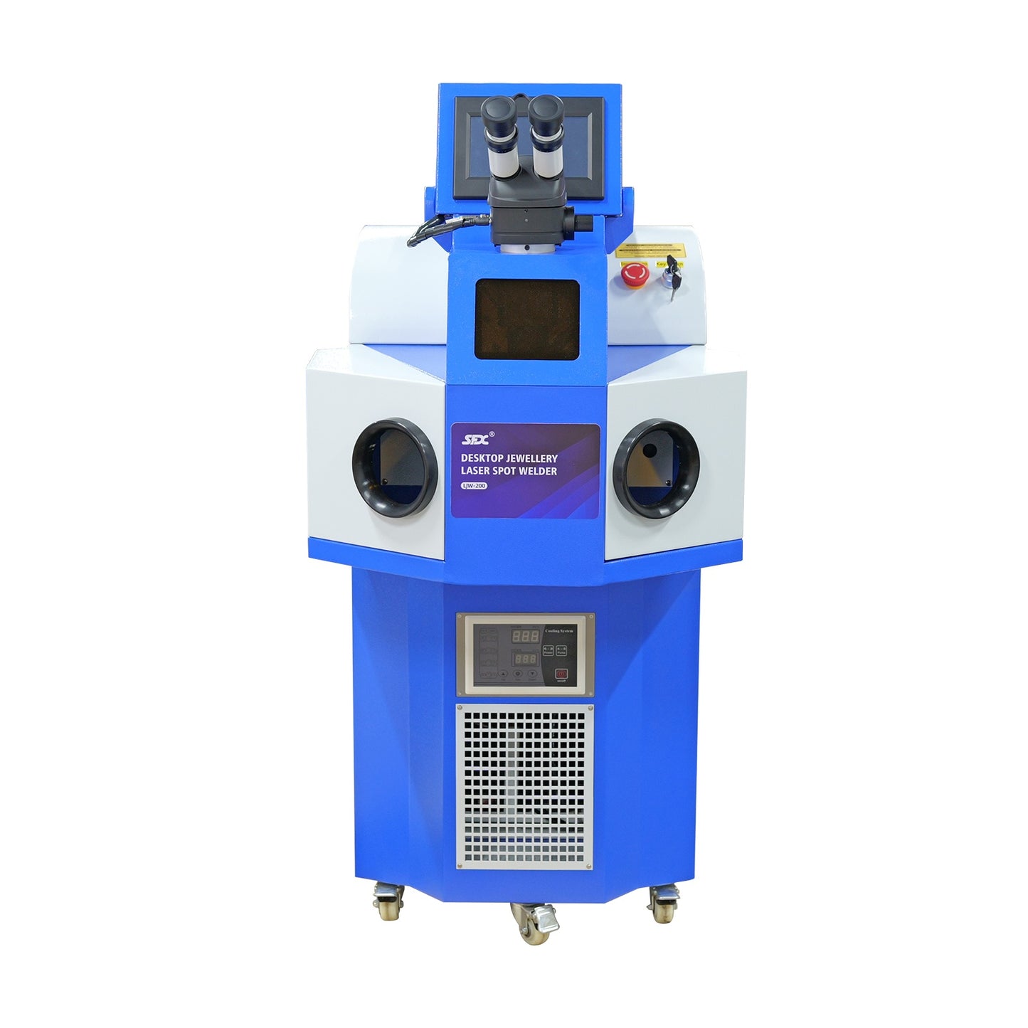 200W CCD Laser Jewelry Spot Welding Machine Welder for Gold Silver Metal Jewelry