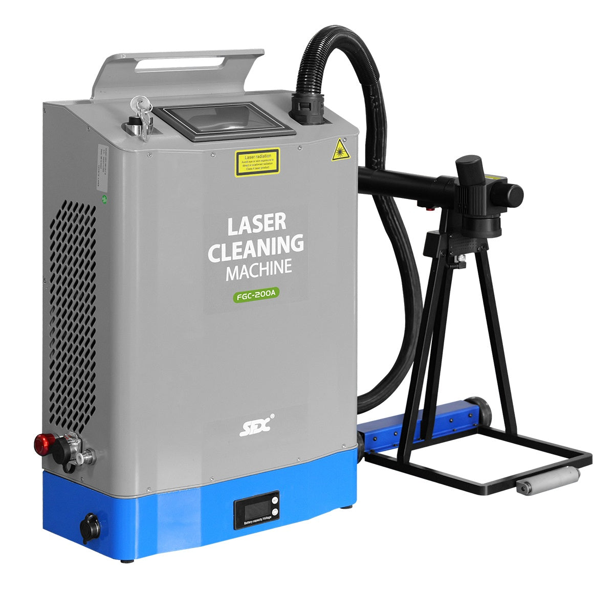 200W Self-propelled Backpack Pulse Laser Cleaner Laser Cleaning Machine Rust Paint Oil Remover