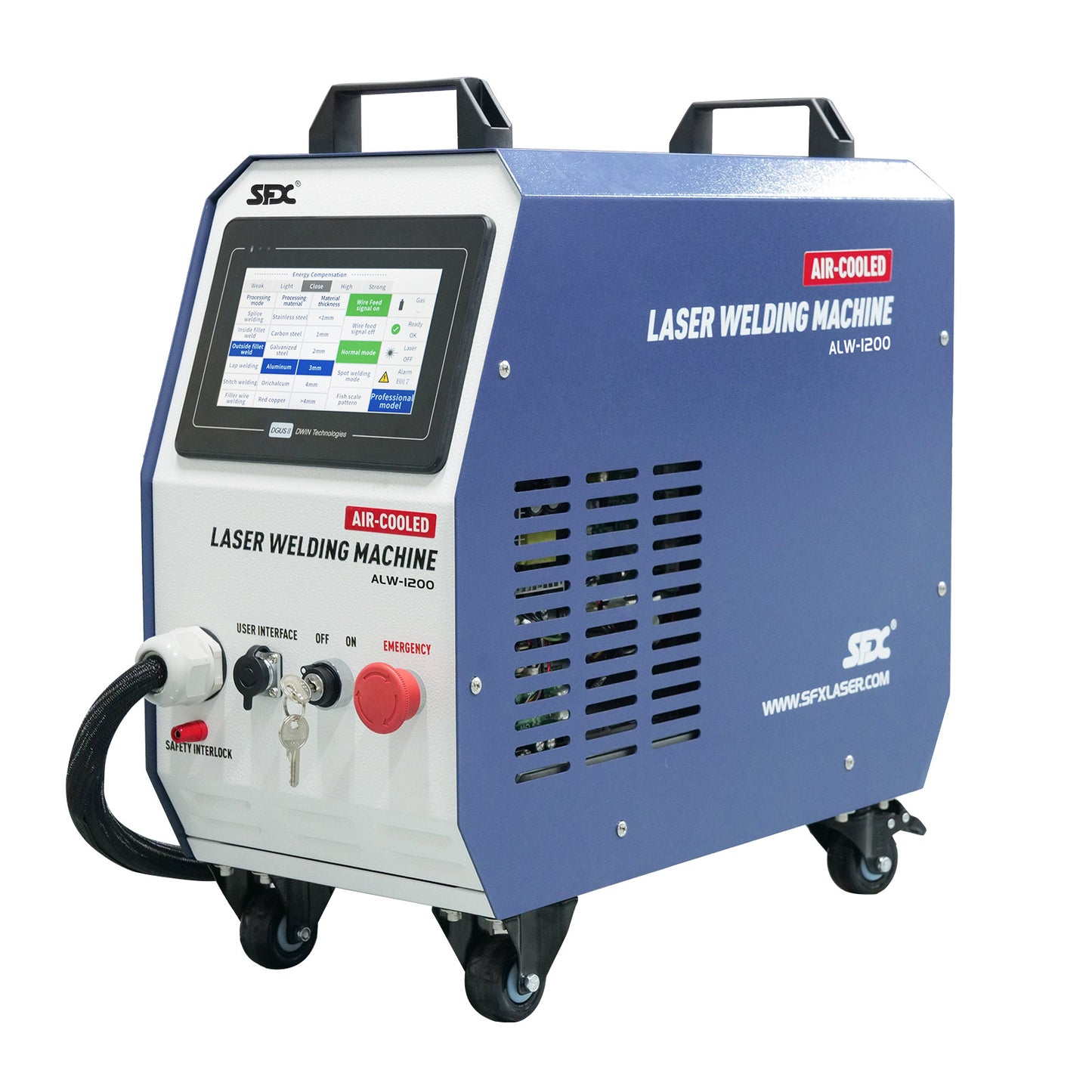 Small Air-Cooled Handheld Exquisite Laser Welding Machine with Wire Feeder