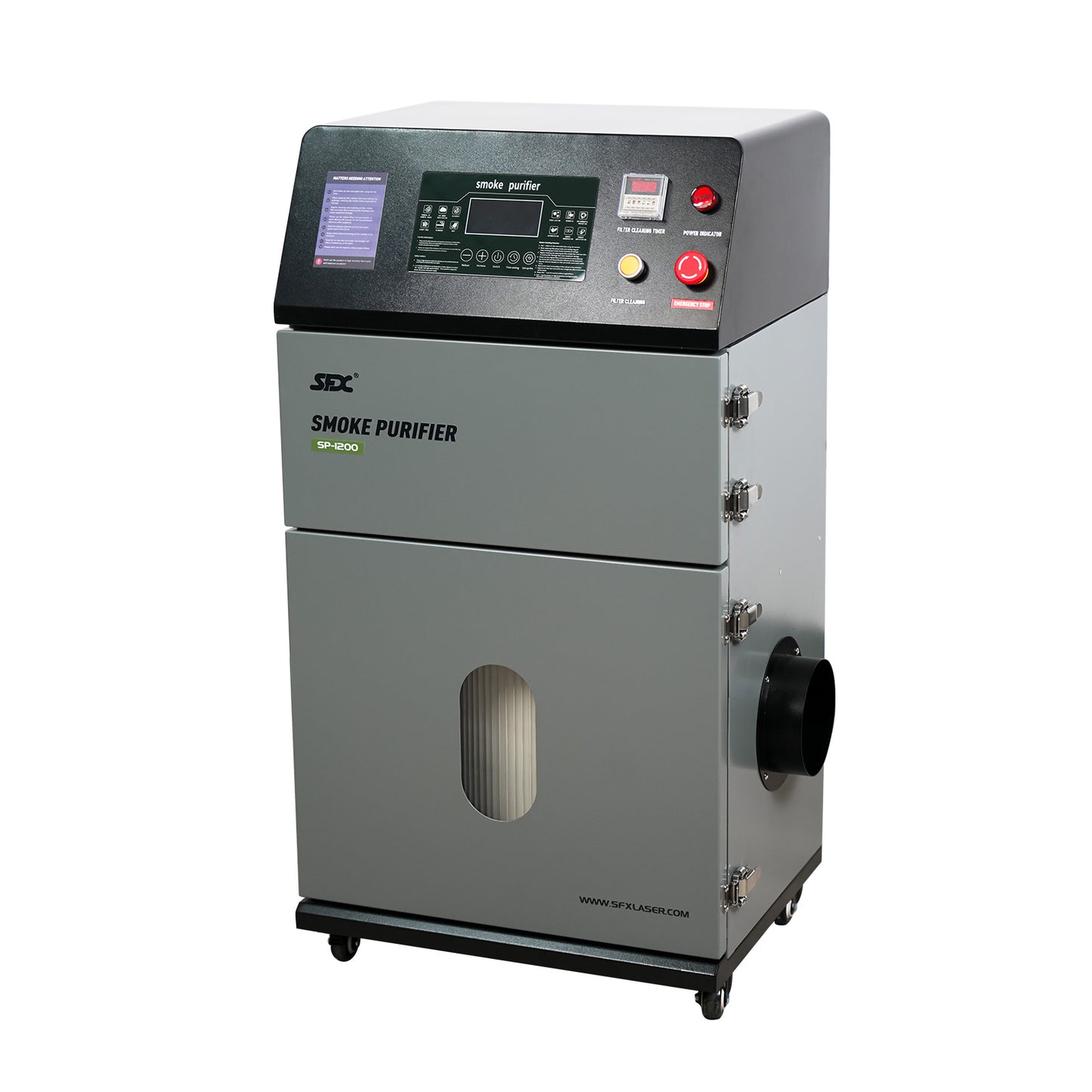 US Stock SP-1200 Smoke Purifier Fume Extractor for Laser Cleaning Machine/Laser Welder/Laser Engraver/Laser Cutting Machine