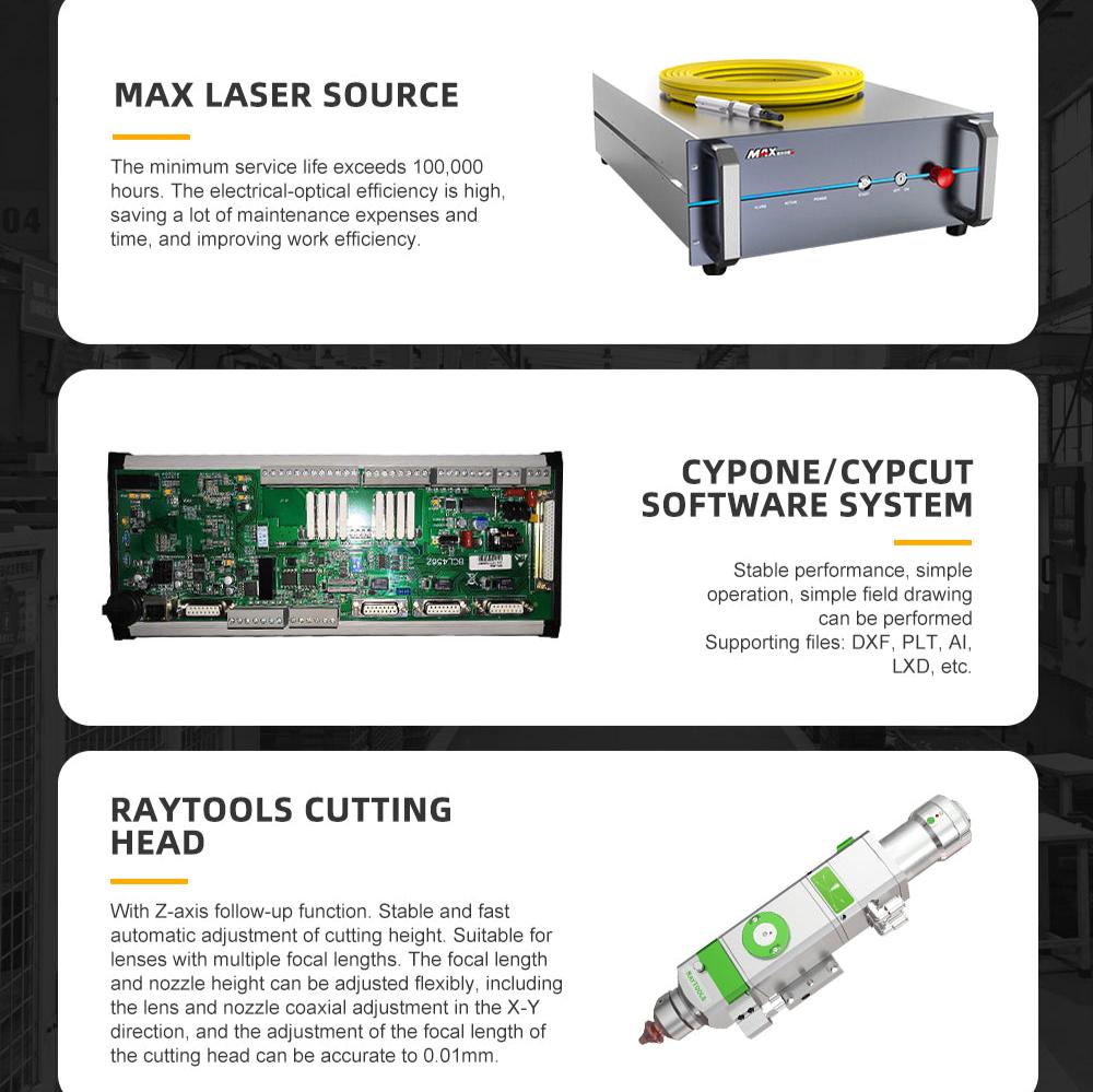 SFX 1000W/1500W Auto Focus Enclosed Fiber Laser Cutting Machine with Anti-radiation Glass Working Area 300*300mm