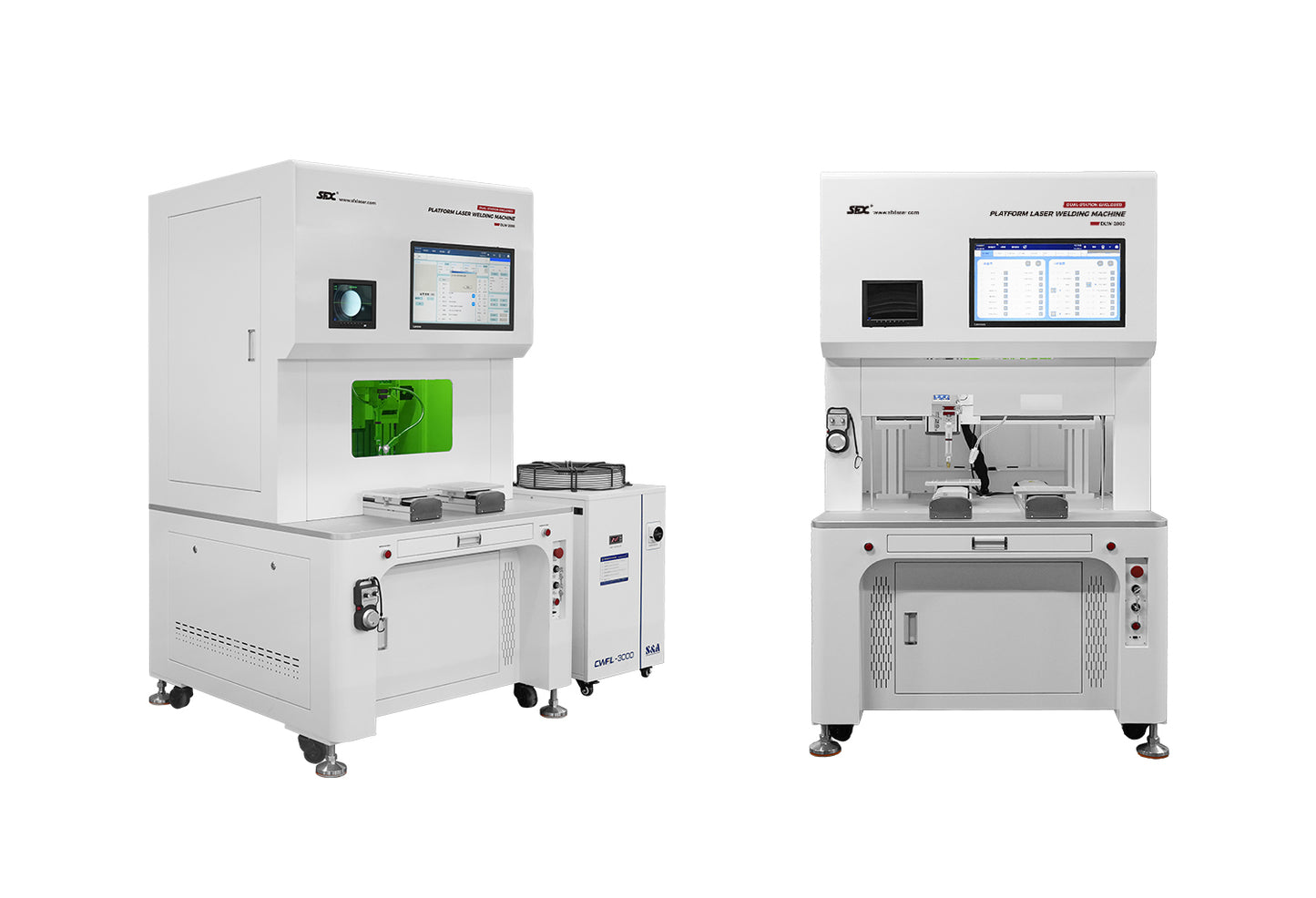 SFX Dual-Station Fully Enclosed Platform Automatic Laser Welding Machine 1500W 2000W 3000W