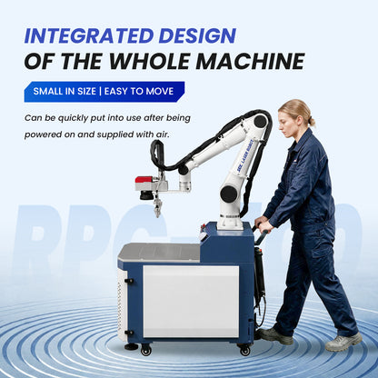 SFX 6-Axis Pulsed Robotic Laser Cleaning Machine Automatic Rust Oil Paint Coating Remover 500W