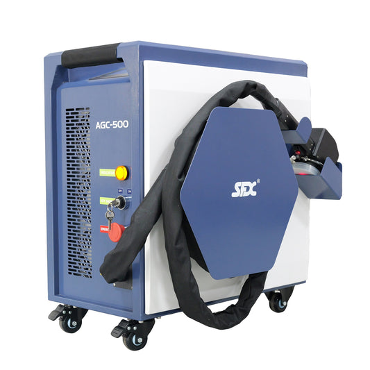 SFX 300W Portable Air-cooled Pulse Laser Cleaning Machine Metal Wood Rus