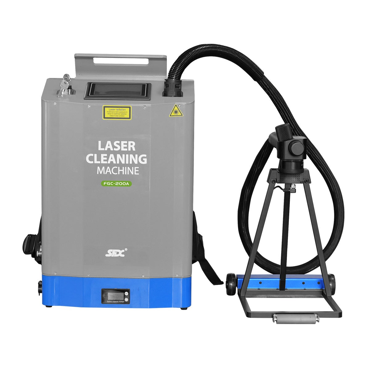 200W Self-propelled Backpack Pulse Laser Cleaner Laser Cleaning Machine Rust Paint Oil Remover