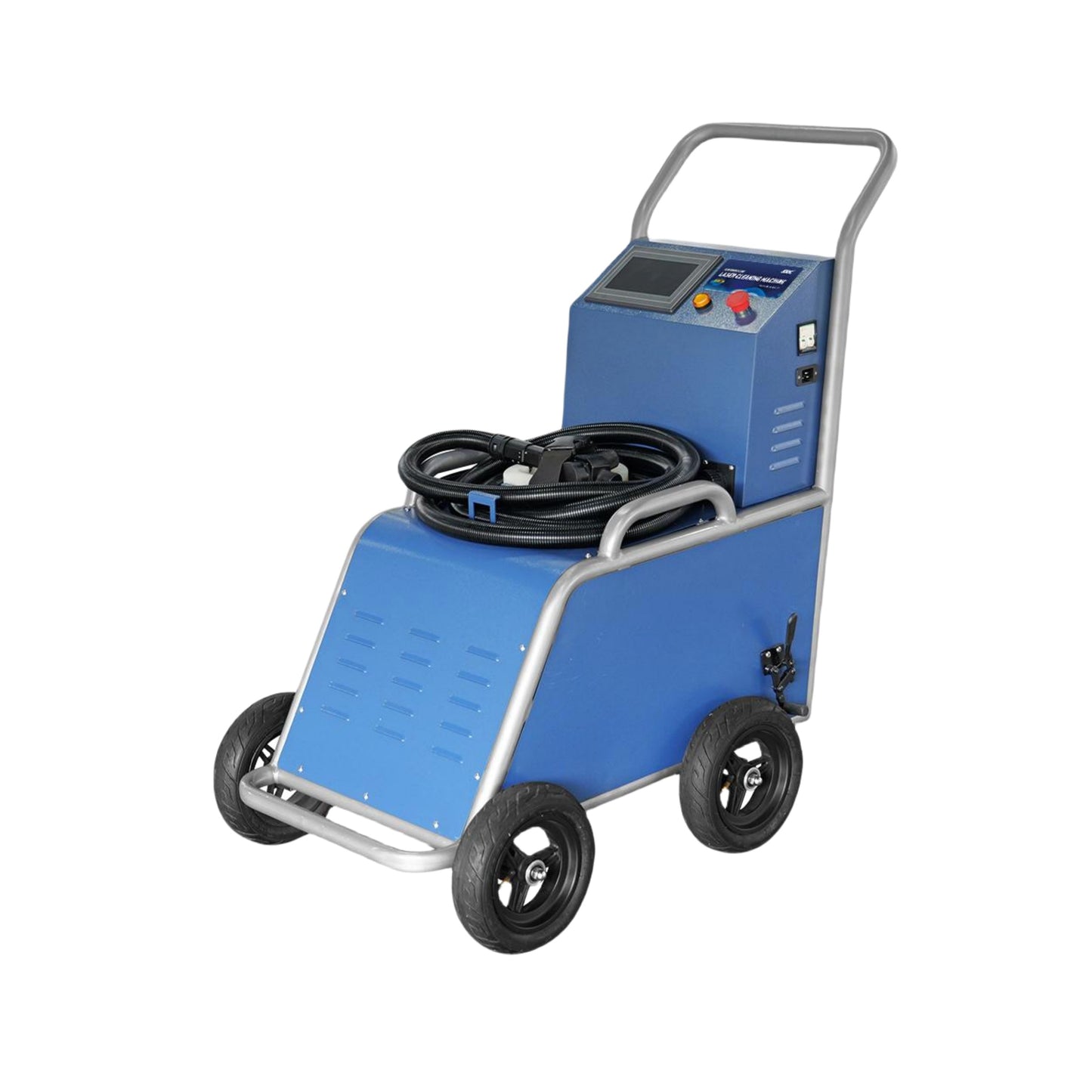 Off-Road Pulse Laser Cleaning Machine 200W 300W For Outdoor Field Oil Stains Paint Coating Remove