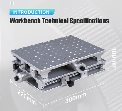 US Stock SFX 2-Axis Work Table for Laser Marking Laser Engraving Machine