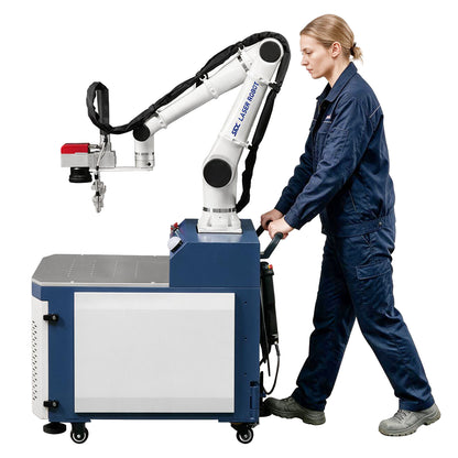 SFX 6-Axis Pulsed Robotic Laser Cleaning Machine Automatic Rust Oil Paint Coating Remover 500W