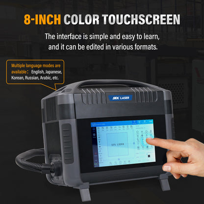 SFX 20W/30W/50W Portable Handheld Laser Marking Machine Metal PRO 100mm Marking Range Laser Engraver Maker Machine