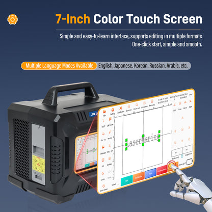 SFX 60W Portable Handheld Laser Marking Machine Metal Laser Engraver Maker Machine