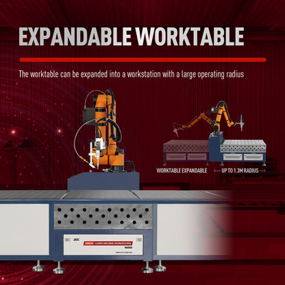 Robotic Laser Welding Workstation Six-Axis Robotic Automatic Welding Machine