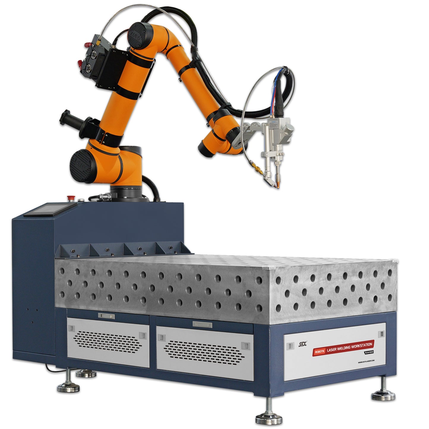 Robotic Laser Welding Workstation Six-Axis Robotic Automatic Welding Machine