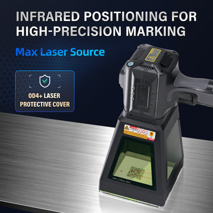 SFX 20W/30W/50W Portable Handheld Laser Marking Machine Metal PRO 100mm Marking Range Laser Engraver Maker Machine