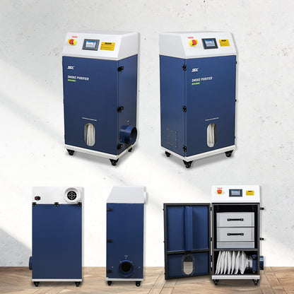 SFX-400L 800W Fume Extractor with HEPA Filter for Laser Cleaning and Welding (75dB)