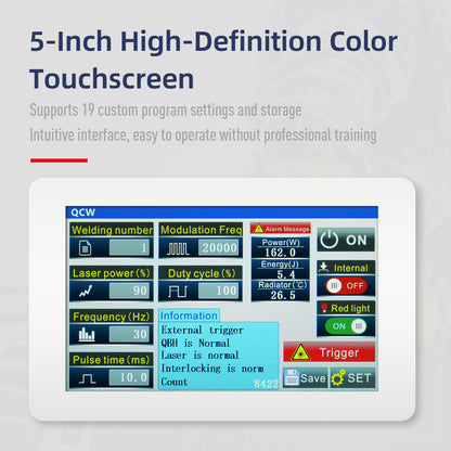 SFX 300W Portable Laser Spot Welder Air Cooled Fiber Cable High Precision and Energy Efficient Design