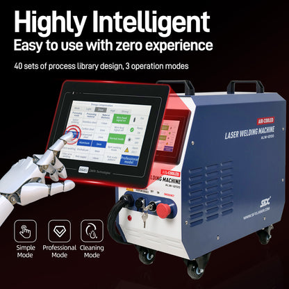 SFX 1200W Handheld Laser Welding Machine Portable 2 in 1 Laser Welder&Cleaner Wire Feeder Included