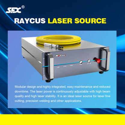 RAYCUS Fiber Laser Cutting Machine 900*1300mm Fiber Laser Cutter for Aluminum Copper Brass