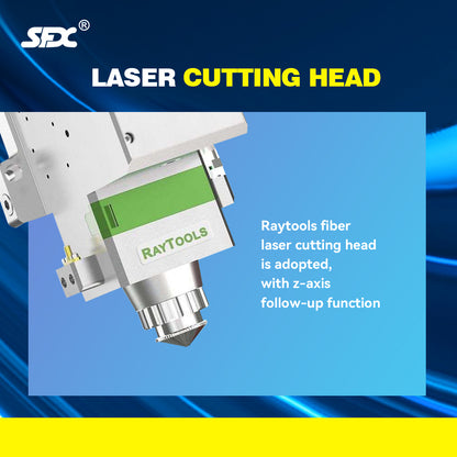 RAYCUS Fiber Laser Cutting Machine 900*1300mm Fiber Laser Cutter for Aluminum Copper Brass