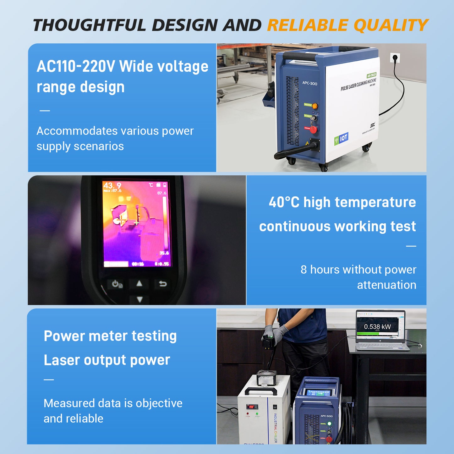 SFX 300W/500W Air-cooled Pulsed  Laser Cleaning Machine Specialized Wood Cleaning Wood Paint Remover