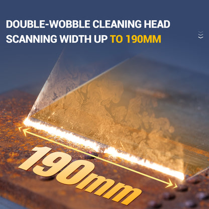 SFX 300W 500W Portable Air-cooled Pulse Laser Cleaning Machine Metal Wood Rust Paint Oil Oxide Layer Remover